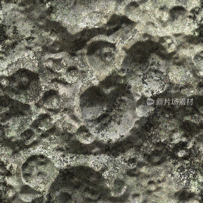自然地面行星小行星流星月亮岩石无缝图案瓷砖HD - 02